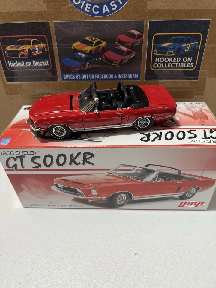 1968 MUSTANG SHELBY GT 500KR convertible GMP 1:24 DIECAST #303/1000 - Image 2 of 4