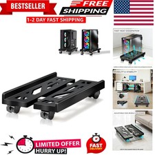 Pc Stand for Floor, Adjustable Computer Tower Stand for Carpet,Mobile CPU Stand
