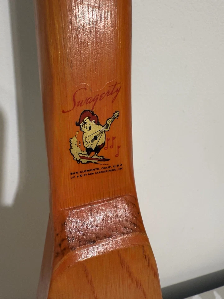 Vintage 1960 Swagerty  surf-a-life ukulele - Image 4 of 4