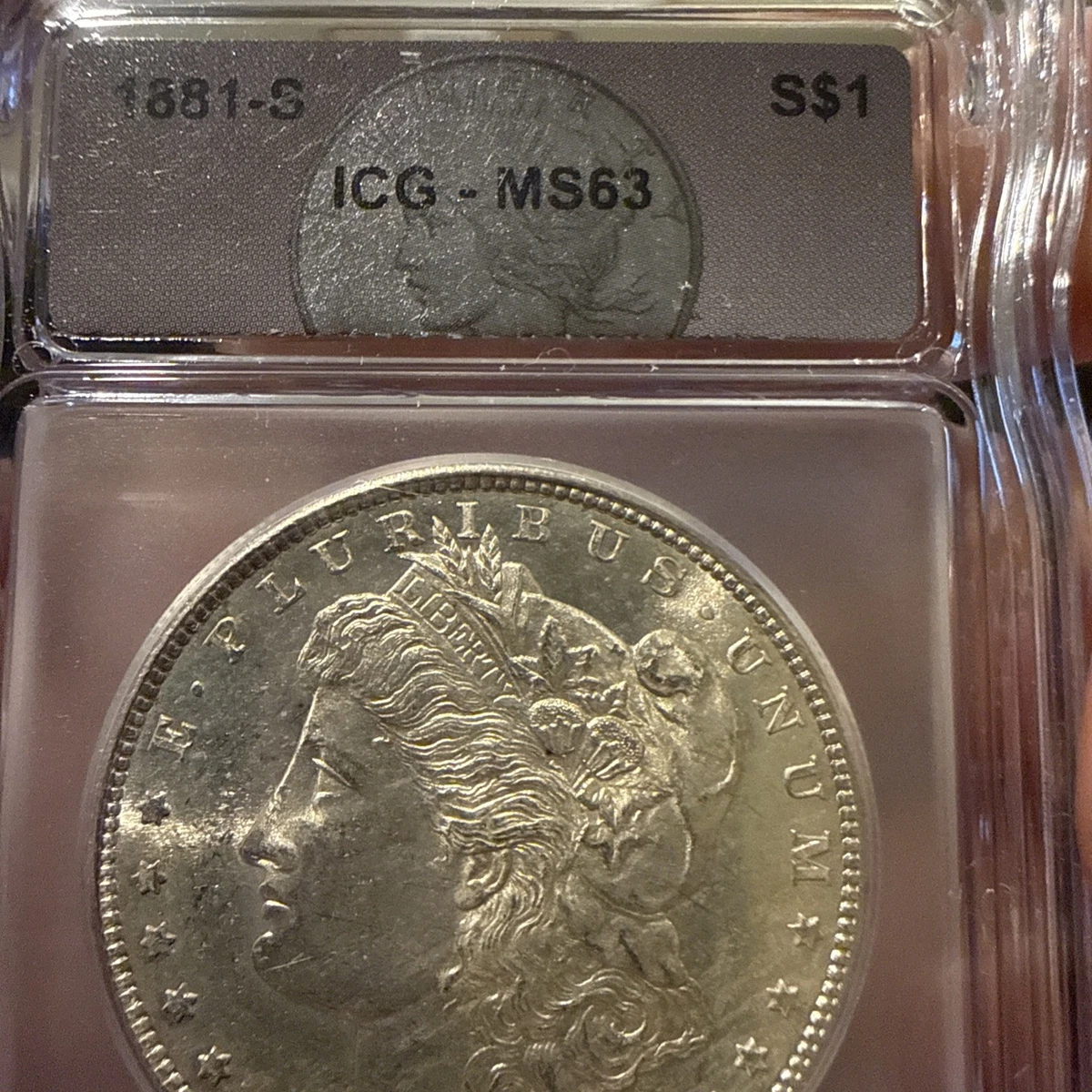 1881-S Morgan Silver Dollar ICG MS63 $1 Brilliant Uncirculated | eBay