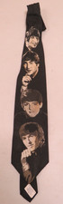 1996 Beatles Classic B W Heads 100 Polyester Neck Tie Vintage Ralph Marlin