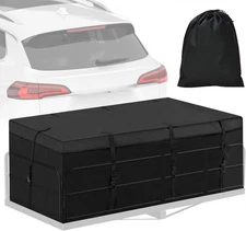 Hitch Mount Cargo Carrier Bag 100% Waterproof Traveling for Black 