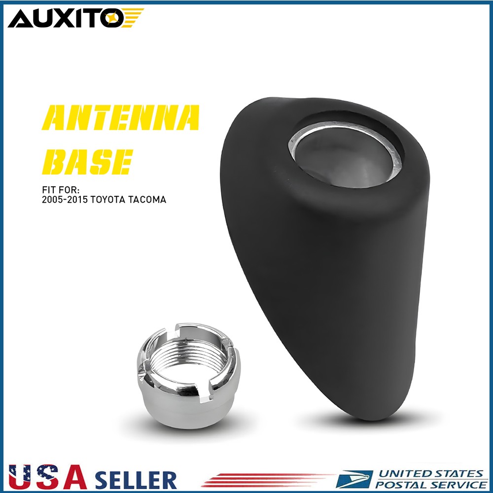 For 2005-2015 Toyota Tacoma Antenna Base Rubber Mount & Nut Ornament Manual Type