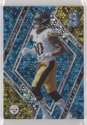 2018 Panini Spectra Neon Blue Prizm 49/75 Ryan Shazier #106 d4y