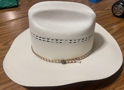#ad Vintage Western Express Inc. Cowboy Hat Size 7 1 8 Unisex $17.99