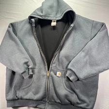 Carhartt Hoodie Sweater Mens 3XL Thermal Lined Work Wear Heavyweight J149 CHH
