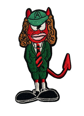 AC/DC - ANGUS YOUNG -  3 3/4'' Embroidered Iron/Sew On Patch