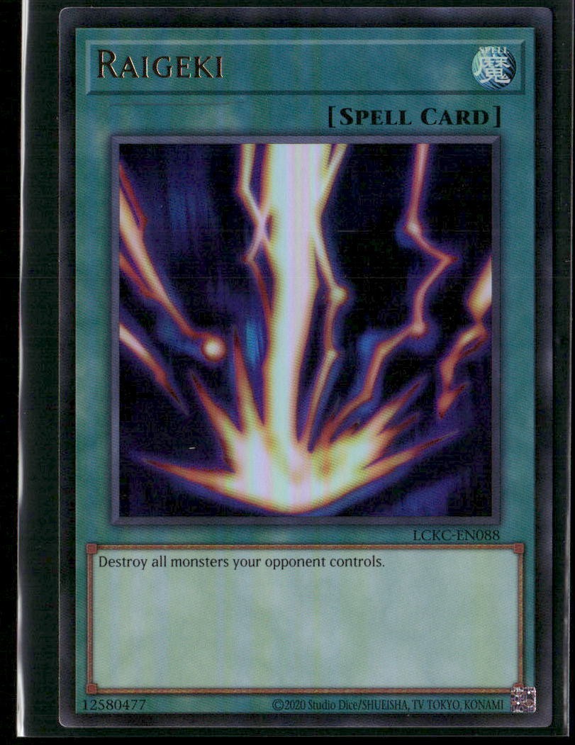 Raigeki SDBT-EN025 (YuGiOh Structure Deck: Beware of Traptrix) — is it worth grading?