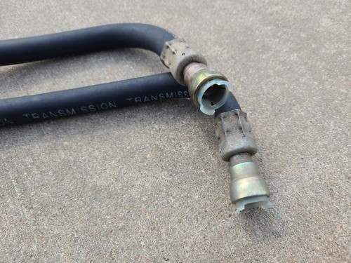 94-96 DODGE RAM 2500 3500 CUMMINS FRONT TRANSMISSION COOLER LINES 128K - Picture 4 of 4