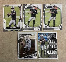15 Count Derek Carr Football Card Lot