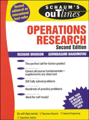 Schaum's Outline of Operations Research (Schaum's Outli - Paperback NEW Bronson,