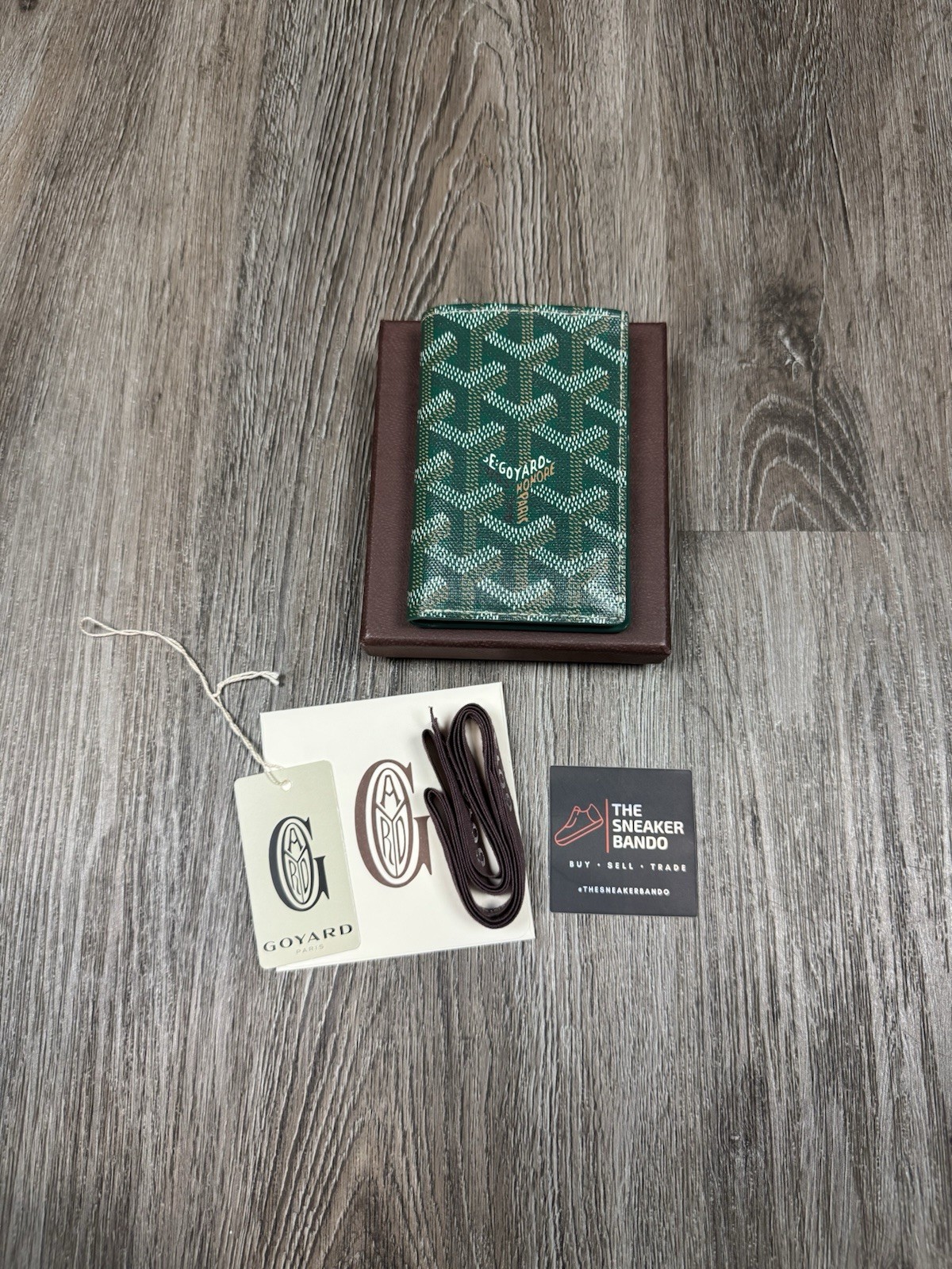 Goyard Saint Pierre Card Holder Green