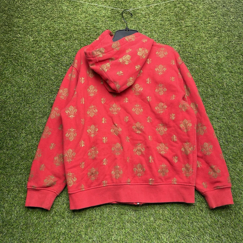 Sudadera con Capucha Southpole Niños Grande Hexágono Logo AOP Cremallera Completa Ropa de Calle Hip Hop y2k Foto 2 de 4