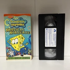 Spongebob Squarepants Nautical Nonsense VHS Good Condition VHS Nickelodeon