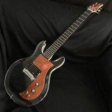 6 String Electric Guitar Solid Acrylic Body Maple Neck Rosewood Fretboard