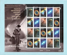 Sc # 3384-3388 ~ Full Pane ~ 33 cent Hubble Space Telescope Images Issue