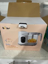 Bear 2024 baby food maker, steamer pur e blender