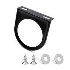 Gauge Mount Bracket Pod Holder Single Hole Black Iron 2 1 16 Inch 52mm Car Vehic