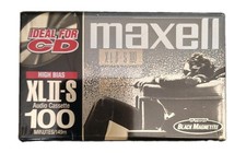 Maxell XLII-S 100 High Bias Audio Blank Cassette Tape Type II NEW SEALED