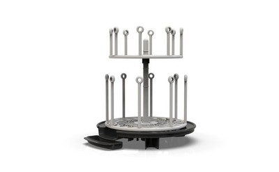 The First Years Spin Stack Dish Rack Baby Bottle Drying Rack Countertop