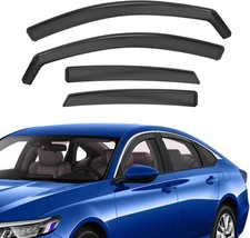 Channel Rain Guards Compatible with Honda Accord 2018 2019 2020 2021 2022 2023,