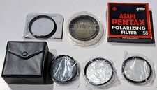 Lot of Five 58mm Assorted Lens Filters