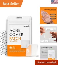 Acne Patches XL, Acne Cover Patch Large  Pimple Patches for Face Cheek  Nos...