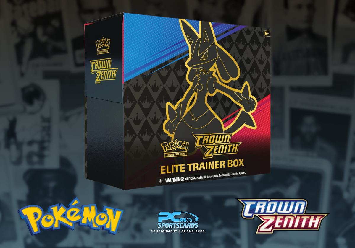 2023 Pokemon Sword & Shield Crown Zenith Elite Trainer Box Factory