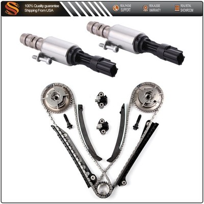 Timing Chain Kit Cam Phaser VCT Selenoid Fit For 2004-2008 Ford F-150 5.4L