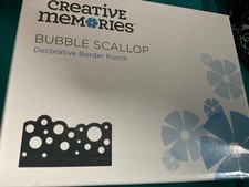 New Creative Memories Bubble Scallop Decorative Border Punch NIB