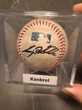 Craig Kimbrel Signed Autographed Baseball OMLB Game Used