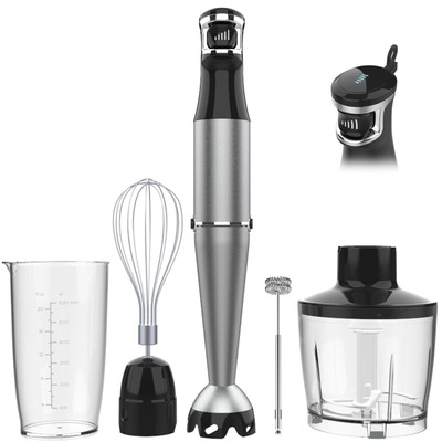 Immersion Blender Handheld Corded Hand Blender 1100W, Trigger Variable Speed ...