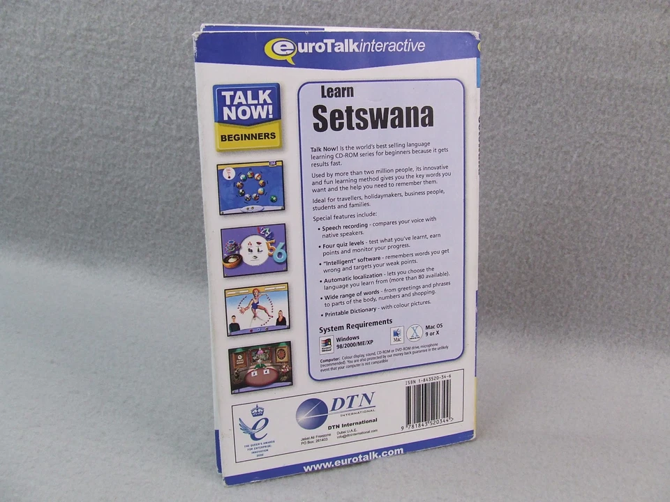 Learn Setswana Tswana (PC CD-ROM para Windows y Mac) nivel principiante Foto 2 de 4