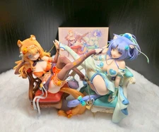Nekopara - Maple & Cinnamon 1/7th Scale Figure Set w/Box [Opened: Great Con] 18+