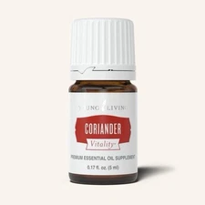 New *Sealed* Young Living Essential Oils CORIANDER Vitality - 5 ml, Unopened