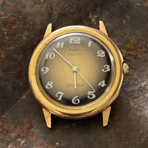 Vintage Men’s Timex Electric Dynabeat Wrist Watch Parts Or Repair