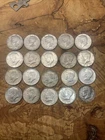 1964 JFK Kennedy 90% Silver Half Dollar Roll of 20 Coins Circulated