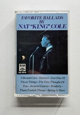 Favorite Ballads By Nat King Cole Cassette Tape