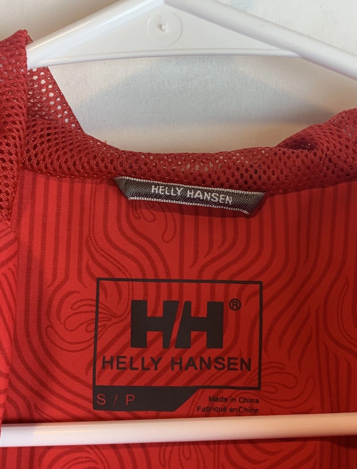 Helly Hansen Helly Tech Red Pattern rain Jacket S… - image 4