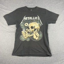Metallica T Shirt Mens XS  Skull Graphic Black Heavy Metal Band Tee Music