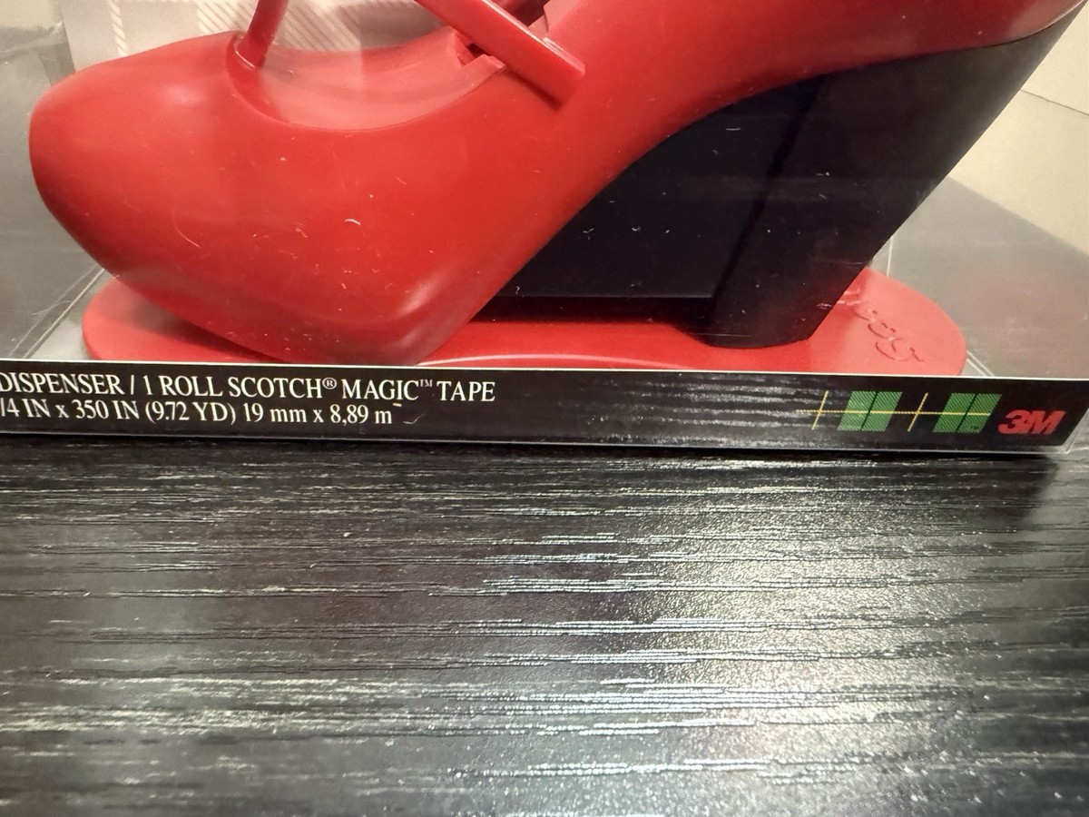 Scotch High Heel Shoe Tape Dispenser Red – Novelty Desk Decor