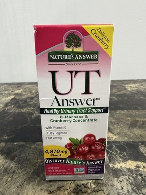 Nature's Answer D-Mannose Cranberry Urinary Tract Support 4 fl oz