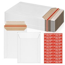 20 Pack Rigid Mailers 6x8 Inch Seal Document Mailers,Rigid Envelopes