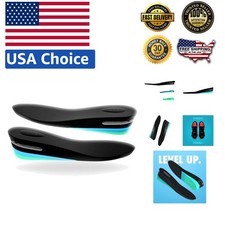 3-Level Adjustable Height Increase Insoles for Shoes - 2.36 Inch Boost