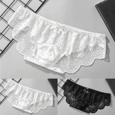 Herren Slip Strick Gr. S M L Herren Dessous Sissy Material Netz atmungsaktiv