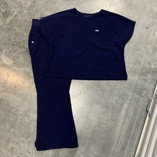 Figs Scrub Set Technical Collection XXL Blue Arua Isabel Flare Women  s