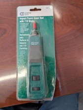 Commercial Electric Impact Punch Down Tool with 110 Blade