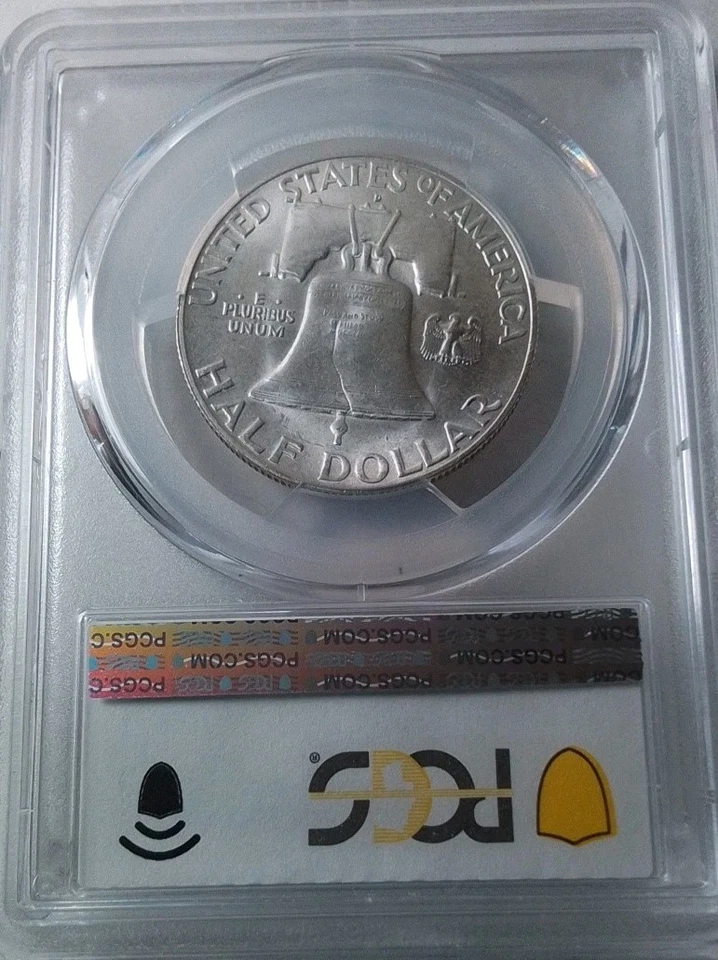 1949-D Franklin Half Dollar PCGS MS 65 FBL Gold Shield  - Image 3 of 4