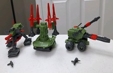[VINTAGE] GI Joe 1983 Hasbro pac rat flamethrower machine gun missile launcher