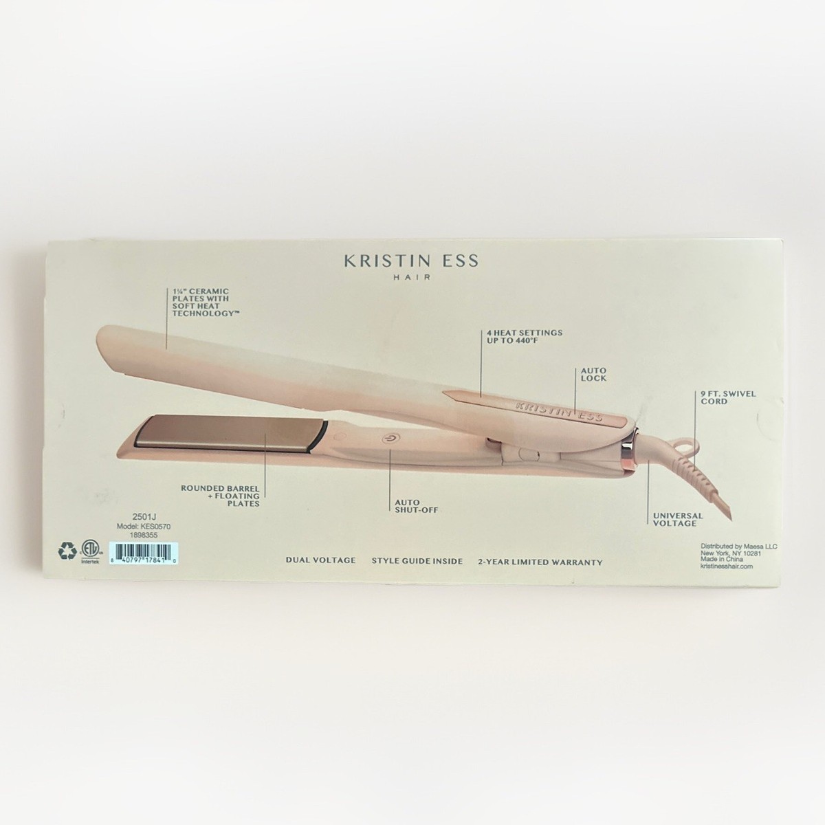 Kristin Ess Hair Signature 3-in-1 Cermic Flat Iron Styling  display picture 1